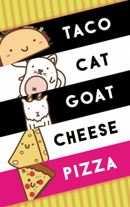 Taco Cat Goat Cheese Pizza board game di Gameopoly Gading Serpong