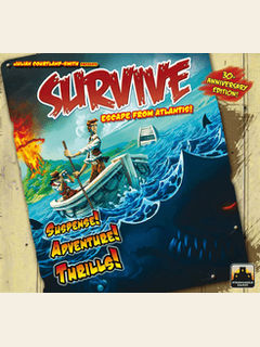 Survive: Escape from Atlantis board game di Gameopoly